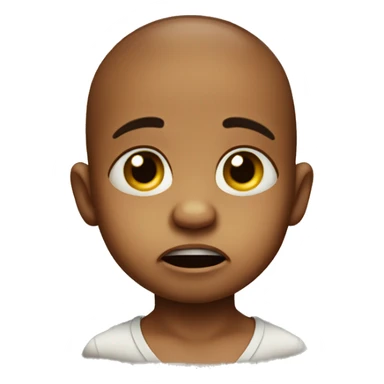 Baby man crying sticker