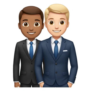 business client meeting with professional sticker