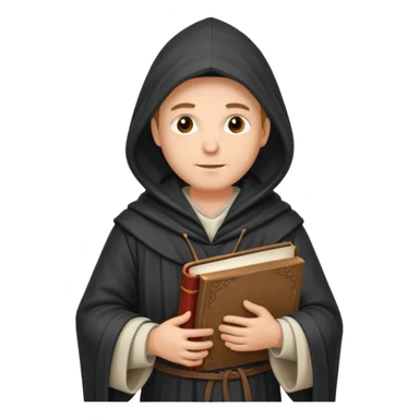 medieval scholar sticker