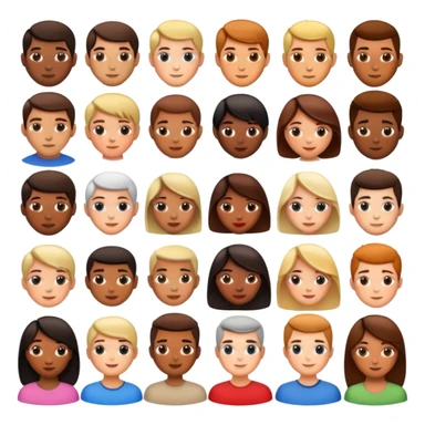 Visiting people sticker