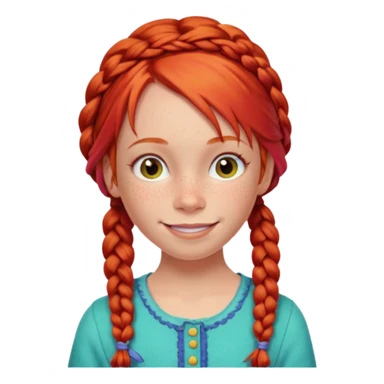 Pippi Longstocking sticker