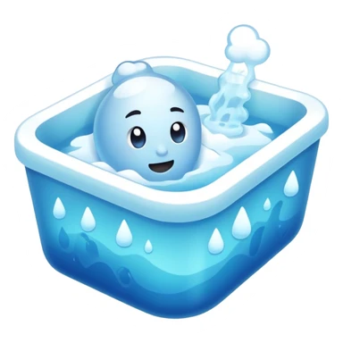 Ice bath sticker