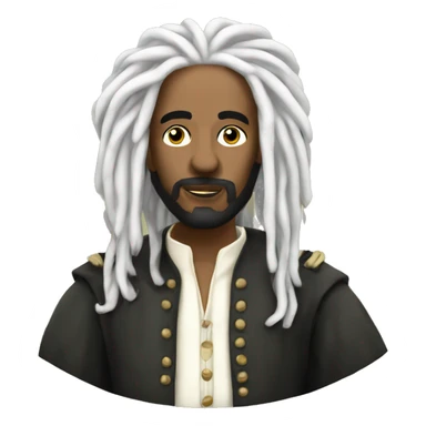 Rastafari classic shakespeare white sticker