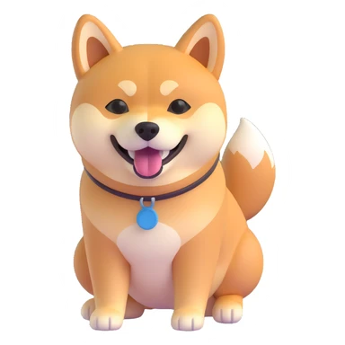 shiba inu, cool sticker