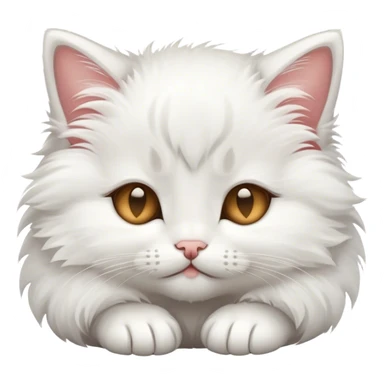 little kitten who is sleepy sticker