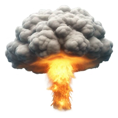 explosion atom in water sticker