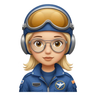 female kid pilots sticker