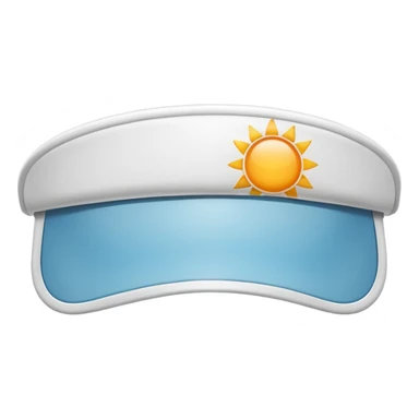 Sun Visor,ehite sticker
