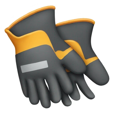 gloves construction sticker