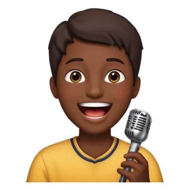 singer emoji sticker