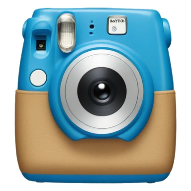 Blue instax mini  sticker