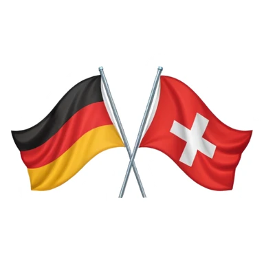 germany switzerland flag sticker