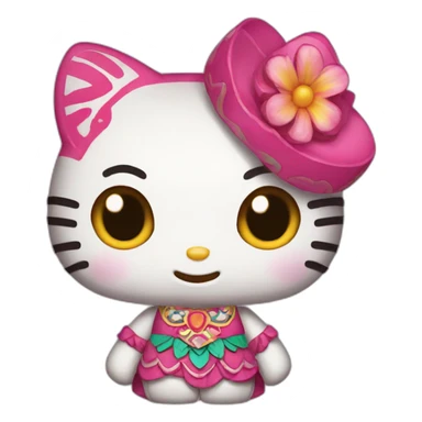 Hello Kitty mexicaine sticker