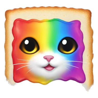 poptart kitty rainbow sticker