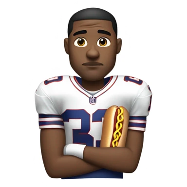 Sad New York Giants fan sticker