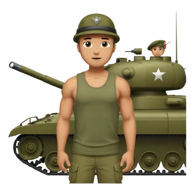 А я люблю мужчину на танке — красивых, здоровенныхЕщё люблю крутых и всяких деловыхА я люблю военных — красивых, здоровенныхЕщё люблю крутых и всяких деловых sticker