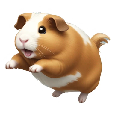 Guineapig jumping sticker