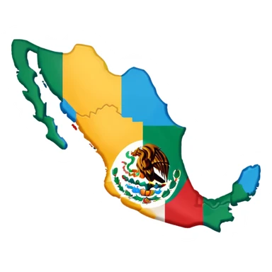 Mapa De México sticker