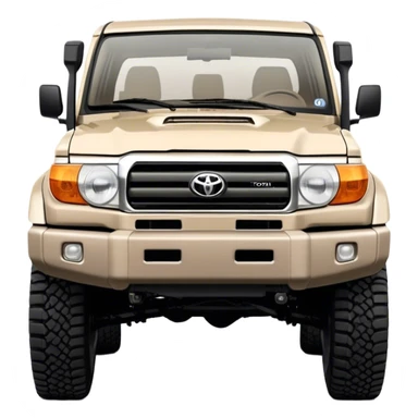 landcruiser 79 series - Toyota (Model Year: 2008) (Iconic colour: sand) sticker