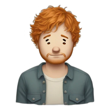 Sad ed Sheeran sticker