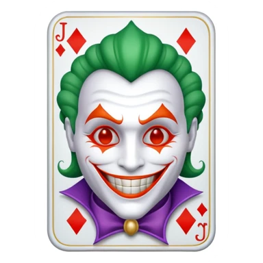 Joker Card Icon sticker