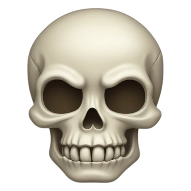 mewing skull emoji sticker