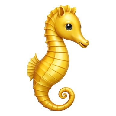 Emoji seahorse sticker