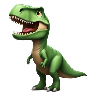 elon musk as a t-rex sticker