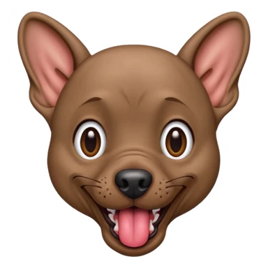 Xoloitzcuintle Dog derpy expression with tongue sticking out sticker