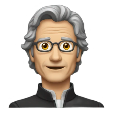 Jean Luc Melanchon rouge de colère sticker