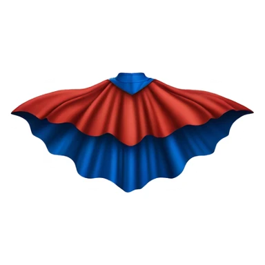 Superman cape alone from behind sticker