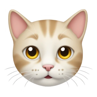 Cat saying I love you sticker