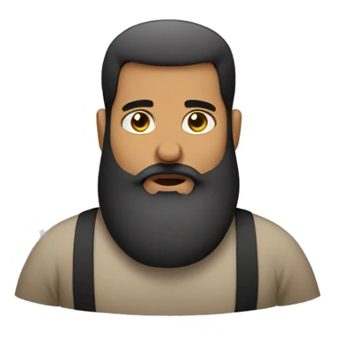 arabic beard man fat sticker