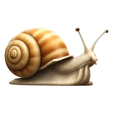 a running snail sticker