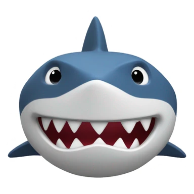 Blahaj ikea shark plush sticker