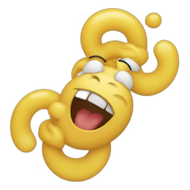 Smile sucking a twister sticker