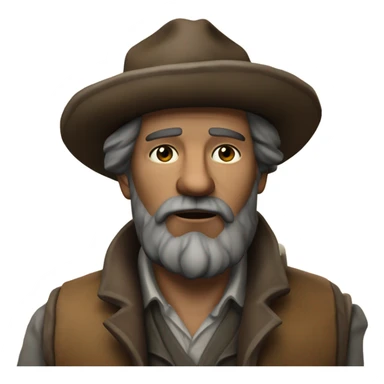 Hosea from red dead redemption  sticker