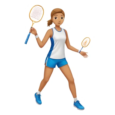 badminton sticker