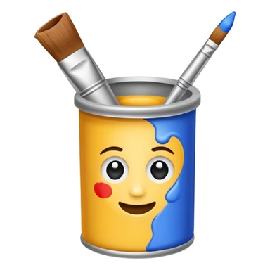 artist paint tube  sticker