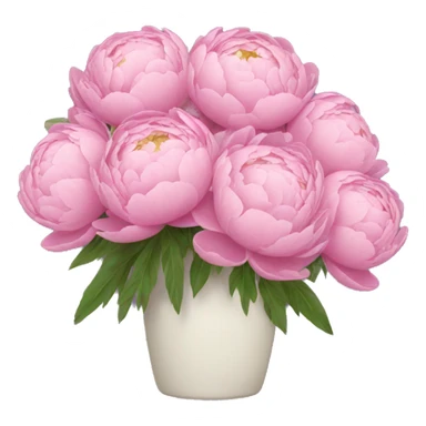 Peonies bouquet sticker