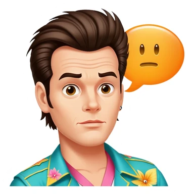 Ace ventura with a Speech bubble saying the word FABIAAAN sticker