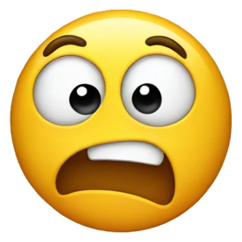 Emoji rolling its eyes sticker