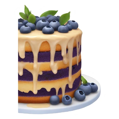 A blueberry cake sticker