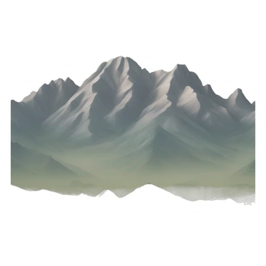 montana mountain range sticker