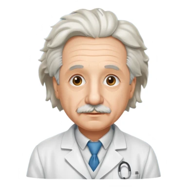 albert Einstien sticker