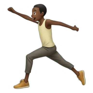 A kenyan somali jumping sticker