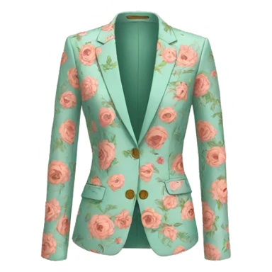 FLORAL BLAZER sticker