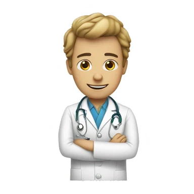 Singe docteur sticker