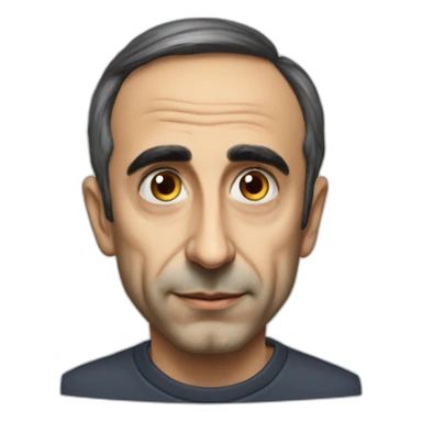 Emoji size Éric zemmour sticker