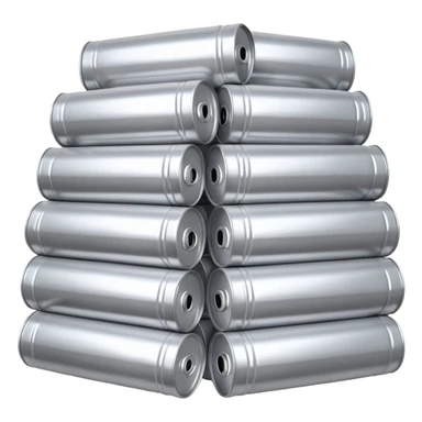 stack of many beer cans sticker